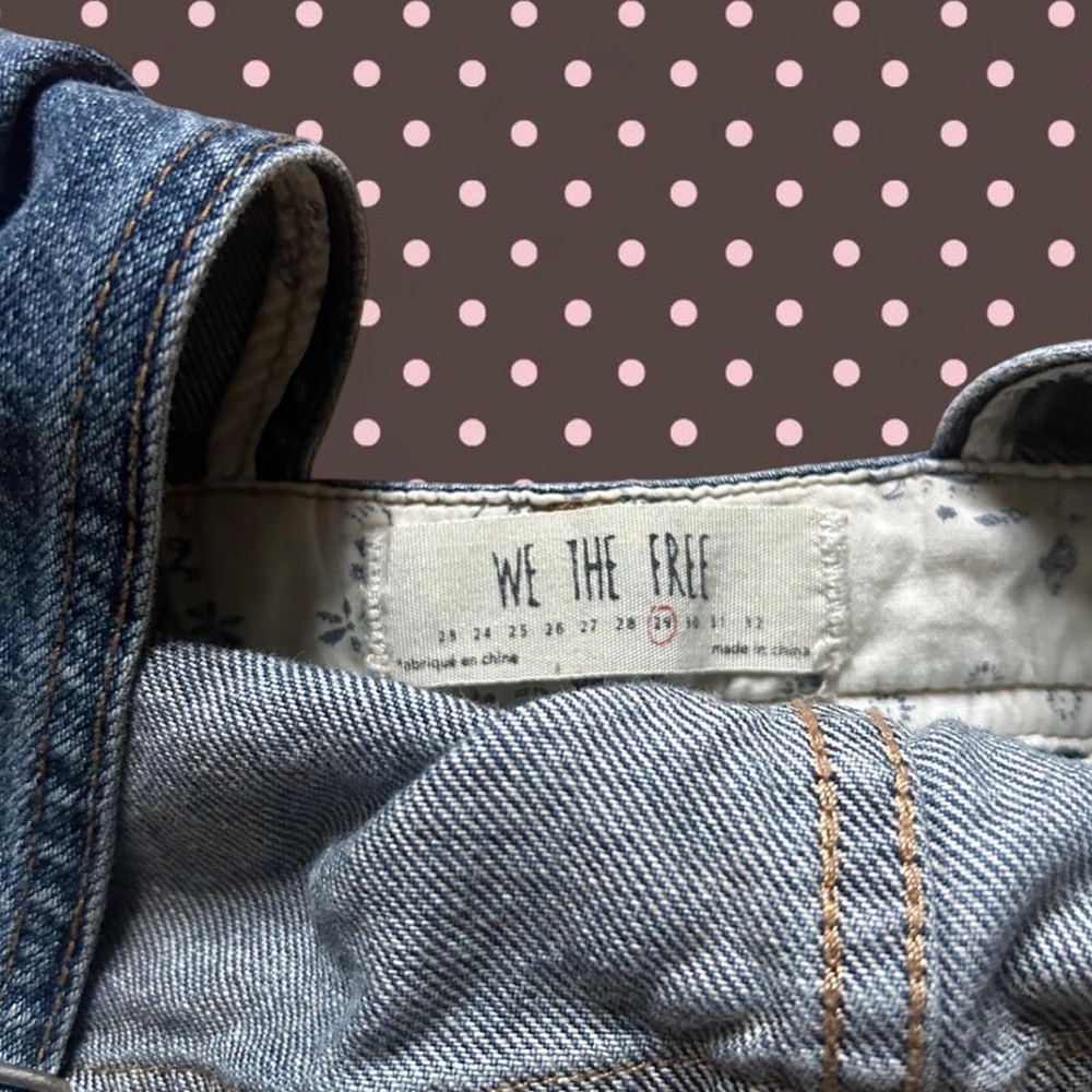We The Free light blue denim overalls - Picture 2 of 5